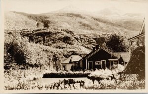 Skagway Alaska Blanchard's Garden Unused RPPC Postcard F48