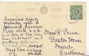 Genealogy Postcard - Prince - Boston House - Meads - Eastbourne - Ref 3534A