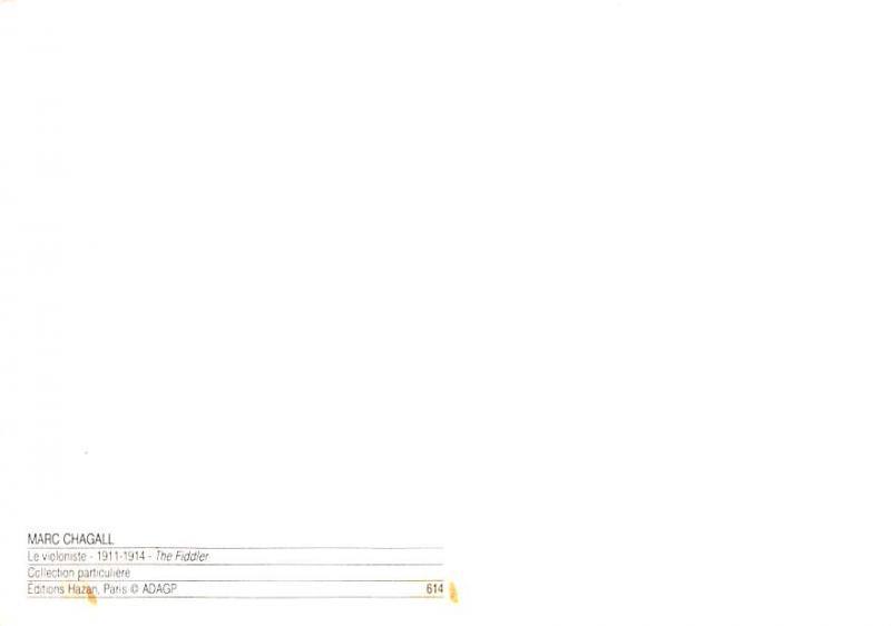 Marc Chagall - Le Violoniste