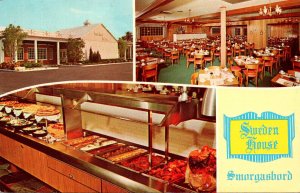 Florida Fort Lauderdale Sweden House Smorgasbord North Federal Highway 1970