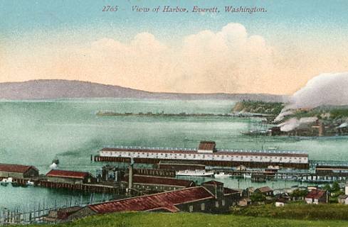 WA - Everett, View of Harbor