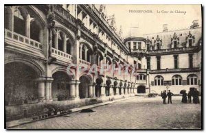 Old Postcard Pierrefonds Chateau of the Court