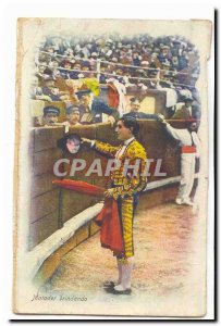 Spain Espana Postcard Old Matador Brindando (bull bullfight toros)