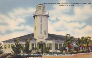 Lighthouse on Ocean Restaurant Miami Beach FL Florida Linen 