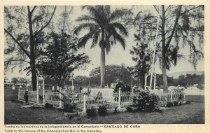 Vintage Postcard; Santiago de Cuba, Tomb of Heroes of Emancipation War, Cemetery