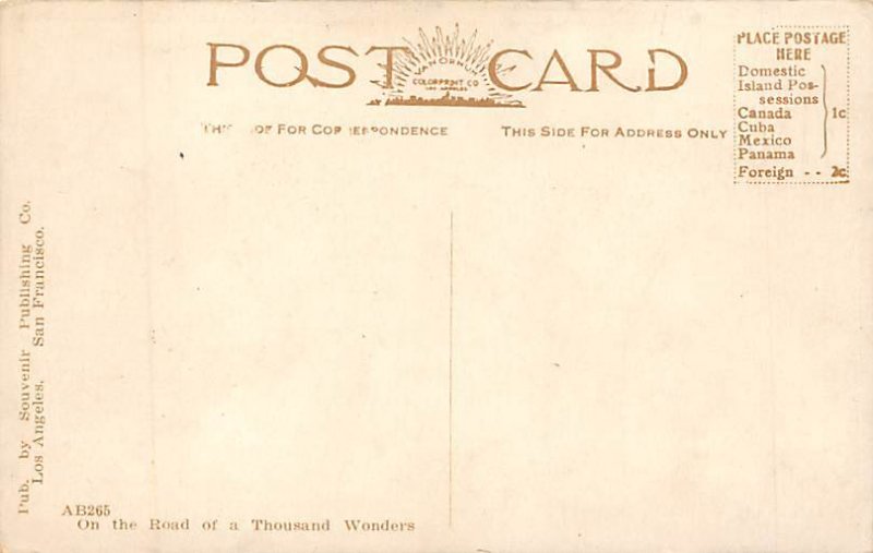 The Tehachapi Loop CA, USA Amtrak Train Unused 