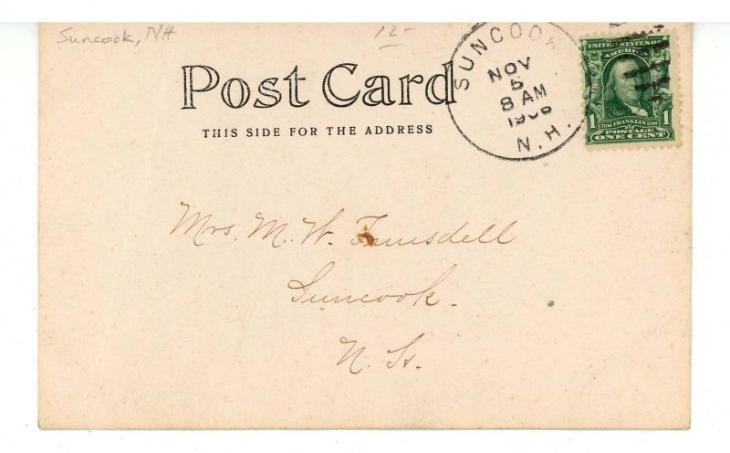NH - Suncook. Broadway ca 1906     RPPC