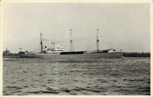 Rotterdam Lloyd M.S. Kedoe Ship Vintage RPPC 07.47