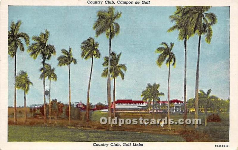 Country Club, Golf Links Golf Unused 