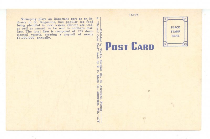 FL - St. Augustine. Shrimp Boats