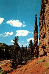 Yellowstone National Park Chimney Rock On Cody Road