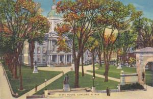 New Hampshire Concord The State House 1939