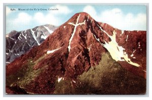 Mount of the Holy Cross Colorado CO UNP DB Postcard W22