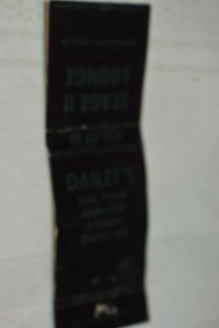 Dailey's Stage II Lounge 20 Strike Matchbook Cover