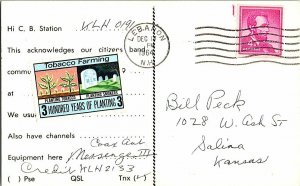 QSL Radio Card From Lebanon N. H. New Hampshire KBD 4096 