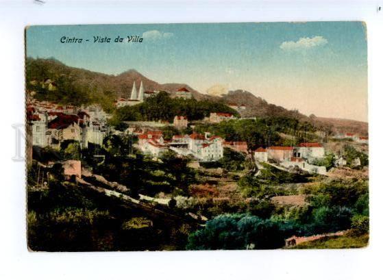 173758 PORTUGAL Sintra CINTRA Vista da Villa Vintage postcard