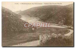 CARTE Old Post The Mouth of Gouessant Valley of New Bridges