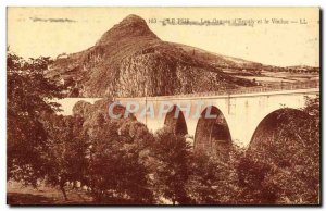 Old Postcard Le Puy The Organs D & # 39Espaly And The Viaduct