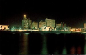 Texas Corpus Christi Skyline At Night
