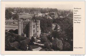 RP, Leicester's Gatehouse, View From The Keep, KENILWORTH CASTLE, Warwickshir...