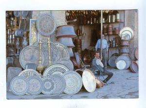 192835 IRAN ESFAHAN copper store old photo postcard