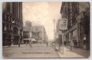 Portland~House Oyster & Clam Cafe Box Sign~Open All Night~Thompson Tix Agent~