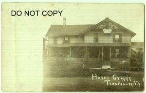 RPPC, Hotel Griggs, Troupsburg NY