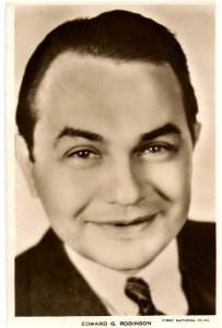 Edward G. Robinson, American Film Actor.  *RPPC