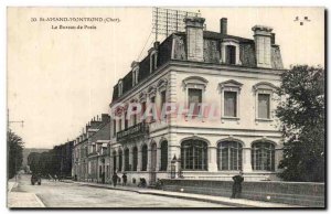 Postcard Old St Amand Montrond The Post Office