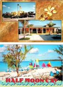 2~4X6 Postcards Bahamas HALF MOON CAY Holland America Cruise Line Private Island