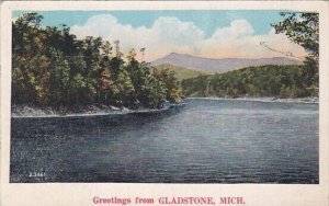 Greetings From Gladstone Michigan 1930