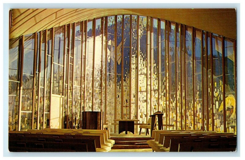 Interior Sanctuary United Church Of Christ Squaw Valley California CA Postcard 