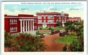 ABILENE, Texas  TX    HARDIN-SIMMONS UNIVERSITY  1951  Linen Postcard