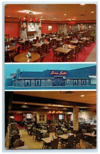c1960 Bishop Buffet Crossroads Shopping Center Waterloo Iowa IA Vintage Postcard