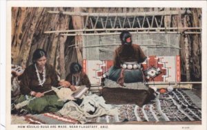 Navajo Indian Rug Weavers Near Flagstaff Arizona Curteich