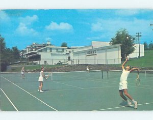 Chrome TENNIS SCENE Loch Sheldrake - Near Fallsburg & Liberty New York NY AG4583