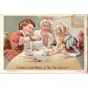 McClellan & Gotwalt - York PA - Groceries Granite Ironware Victorian Trade Card