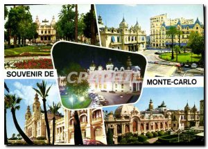 Modern Postcard Souvenir Monte Carlo