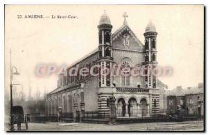 Old Postcard Amiens Le Sacre Coeur