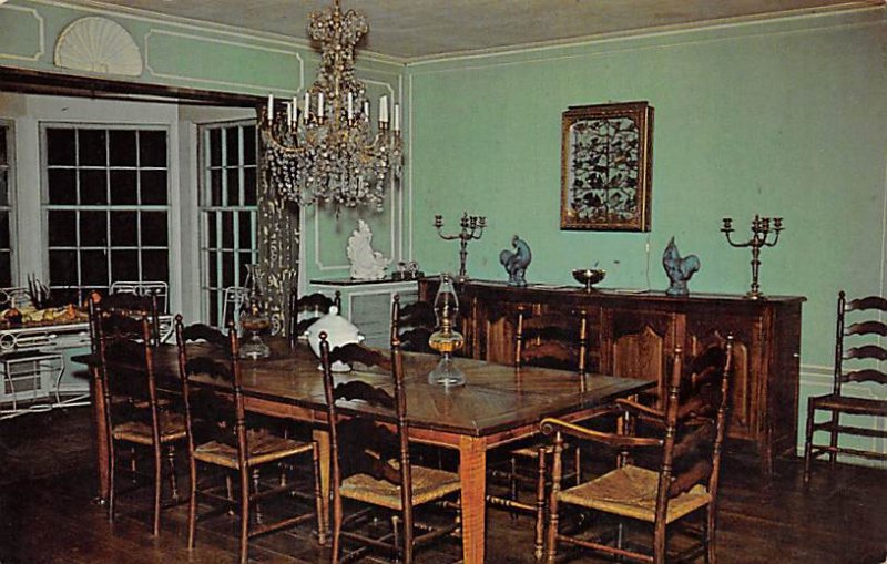 Dining Room, Big House, Malabar Farm near Mansfiled - Mansfield, Ohio OH