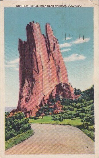 Cathedral Rock Near Manitou Colorado 1937
