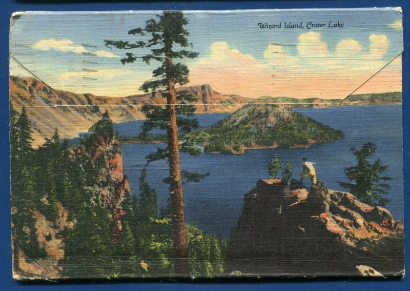 Shasta Cascade Wonderland Oregon California Postcard Folder 
