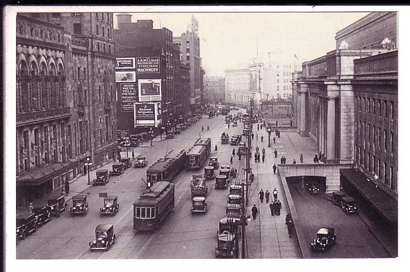 Front Street, Toronto, Ontario TTC Reproduction of 1931 Scene