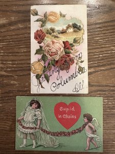 Lot of Antique Postcards Victorian Early 1900s Valentine’s Day