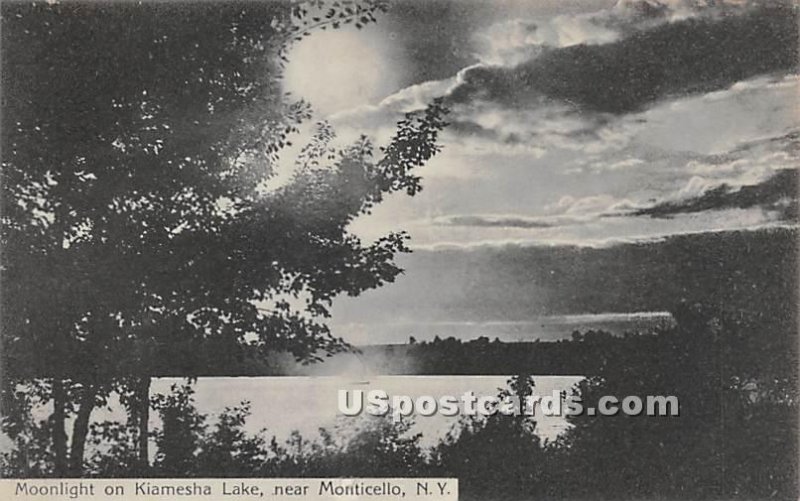 Moonlight on Lake - Kiamesha Lake, New York