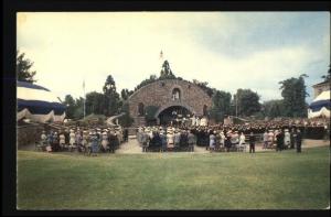 Postcard-War Memorial Grotto..College-Providence,RI