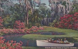 Florida Cypress Gardens Electric Boats At Cypress Gardens