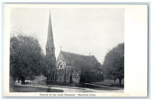 c1910's Church Of The Good Shepherd Exterior Hartford Connecticut CT Postcard