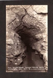 MO Ships Prow Mark Twain Cave Caverns Hannibal Missouri Real Photo RPPC Postcard