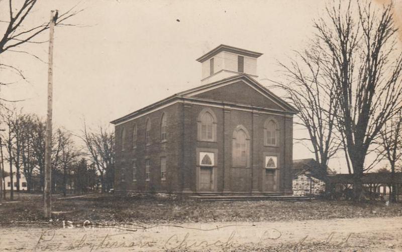 RPPC German or Presbyterian Church in Penfield NY, New York - pm 1949